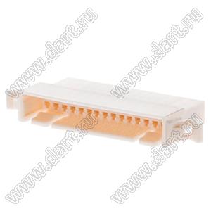 MOLEX Spox™ 29110152 корпус с монтажными ушами вилки однорядной на кабель; шаг 2,50мм; P 2,50мм; 15-конт.