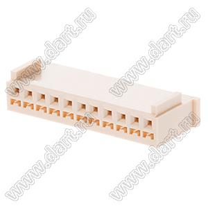 MOLEX Spox™ 51191-1100 корпус розетки однорядной на кабель; шаг 2,50мм; P 2,50мм; 11-конт.