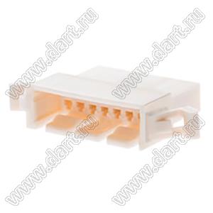 MOLEX Spox™ 29110072 корпус с монтажными ушами вилки однорядной на кабель; шаг 2,50мм; P 2,50мм; 7-конт.