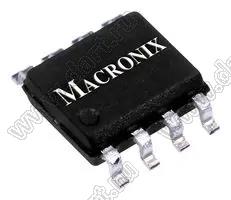 MX25R8035FM1IH1 (SOP-8) микросхема FLASH-памяти 8Mx1/8Mx2/8Mx4 CMOS MXSMIO® с последовательным мульти-вводом/выводом; Uпит.=1,65...3,6В; Tраб. -40...+85°C