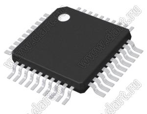 PIC16LF1934-I/PT (TQFP-40) микросхема 8-разрядный КМОП-микроконтроллер на базе флэш-памяти с жидкокристаллическим драйвером; Uпит.=1,8…3,6В; -40...+85°C