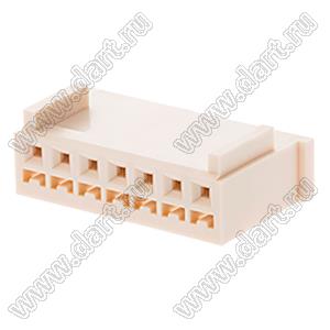 MOLEX Spox™ 51191-0700 корпус розетки однорядной на кабель; шаг 2,50мм; P 2,50мм; 7-конт.