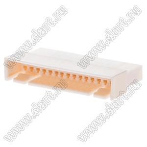 MOLEX Spox™ 29110153 корпус без монтажных ушей вилки однорядной на кабель; шаг 2,50мм; P 2,50мм; 15-конт.