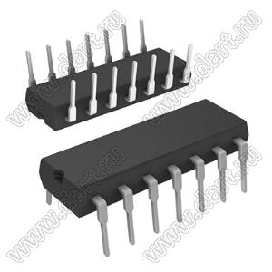 AD650JNZ (PDIP-14) микросхема преобразователь напряжение/частота и частота/напряжение; 1-каналов АЦП; F=1МГц; Tраб. 0...+70°C