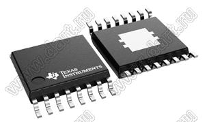 LMP92066PWP (HTSSOP-16) микросхема двухканальный ЦАП с контролем температуры, встроенным EEPROM и управлением включения/выключения выхода; Uпит.=4,75…5,25 / 1,65…3,3В; Tраб. -40...+125°C