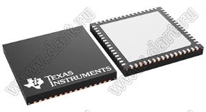 TUSB8043ARGCT (VQFN-64) микросхема 4-портовый хаб USB  3.2 x1 Gen1; Pd=500мВт; ±10%; корпус SMA; Uпит.=0,99…1,26 / 3,0…3,6В; Tраб. 0...+70°C
