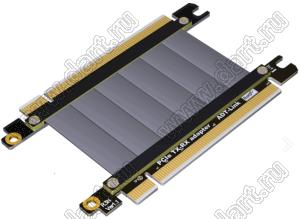 R33NS кабель-перемычка PCI Express x16 для подключения платы к плате, разъем Edge Card, сборки плоского кабеля для PCI Express, Goldfinger на Goldfinger, замена сигналов Tx на Rx; длина кабеля от 3 до 100см