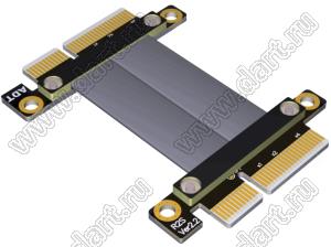 R22SS кабель-перемычка PCI Express x4 для подключения платы к плате, разъем Edge Card, от Goldfinger к Goldfinger, прямое расширение Tx к Tx; длина кабеля от 3 до 100см