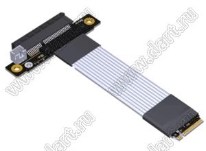 K42ST адаптер-удлинитель M.2 NVMe - PCI Express x4 для графических видеокарт с графическим процессором; длина кабеля от 5 до 100см