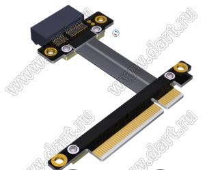 R81SF кабель удлинительный PCIe x8 на x1 для расширения карт PCIe x1 USB, аудио и беспроводной локальной сети; длина кабеля от 5 до 100см