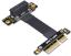 R21SL 4.0 кабель-перемычка PCIe x4 для карт PCIe x1, вертикальный, под прямым углом; длина кабеля от 3 до 100см