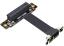 R12SL-TL 4.0 кабель удлинительный PCI-E x1–x4, с поворотом на 90 градусов; длина кабеля от 5 до 100см
