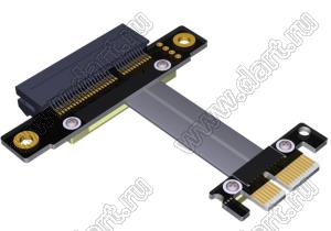 R12SF кабель удлинительный, PCIe x4 NVMe SSD, LAN, USB карты, расширение, с поворотом на 180 градусов; длина кабеля от 3 до 100см