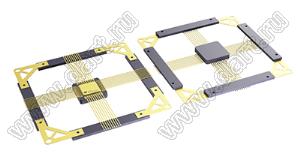 CDCLVP111HFG/EM (CFP-36) микросхема низковольтный LVPECL 1:10 с выбираемым входным тактовым драйвером; Uпит.=2,375…3,8В; Tраб. 25...+25°C