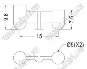 LEM-212 cветовод; поликарбонат (UL); прозрачный