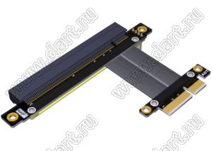 R23SF-PW кабель-перемычка PCIe x4–x16 для карты захвата, RAID SSD, гигабитной локальной сети, USB-карт, вертикальный прямоугольный; длина кабеля от 3 до 100см