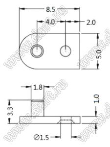 LGPJ-30 cветовод; поликарбонат (UL); прозрачный