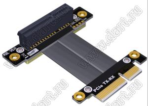 R22NL кабель-перемычка PCI Express x4 для подключения платы к плате, разъем Edge Card, разъем-разъем, замена сигнала Tx-Rx; длина кабеля от 3 до 100см