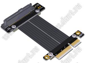 R27SL 4.0 кабель удлинительный переходной U.2 - PCIe x4 для твердотельного накопителя U.2 NVMe; длина кабеля от 3 до 100см