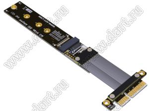 R24SF кабель PCIe x4 Edge к слоту M.2 NVMe для расширения твердотельного накопителя NVMe; длина кабеля от 10 до 100см