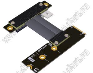 R42NR адаптер-удлинитель M.2 NVMe - PCI Express x4 для графических видеокарт с графическим процессором; длина кабеля от 3 до 100см