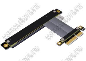 R23SR-PW кабель-перемычка PCIe x4–x16 для карты захвата, RAID SSD, гигабитной локальной сети, USB-карт, обратный; длина кабеля от 3 до 100см
