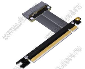 R37SF адаптер-удлинитель PCIe x16 - U.2 для твердотельного накопителя U.2 NVMe; длина кабеля от 3 до 100см