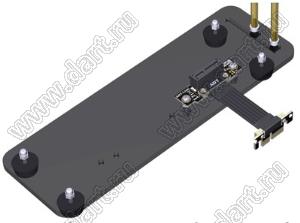 R11SL-TL-LG4 4.0 кабель-перемычка PCIe 4.0x1, двойной вертикальный, для аудио, беспроводной локальной сети, USB-карт; длина кабеля от 3 до 100см
