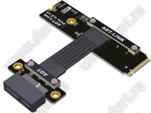 R41UF4.0 переходник-адаптер M.2 NVMe - PCIE 4.0; длина кабеля от 10 до 100см
