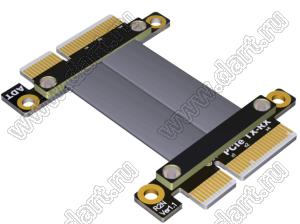 R22NS кабель-перемычка PCI Express x4 для подключения платы к плате, разъем Edge Card, разъем Goldfinger, замена сигналов Tx на Rx; длина кабеля от 3 до 100см