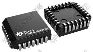 TLC320AC02CFN (PLCC-28) микросхема схема аналогового интерфейса с однополярным питанием; Uпит.=4,5…5,5В; Tраб. 0...+70°C
