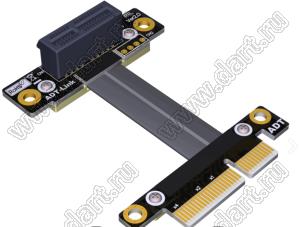 R21SL кабель-перемычка PCIe x4 для карт PCIe x1; длина кабеля от 3 до 100см