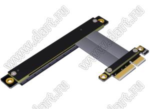 R23SR кабель-перемычка PCIe x4–x16 для карты захвата, RAID SSD, гигабитной локальной сети, USB-карт, обратный; длина кабеля от 3 до 100см