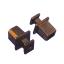 USBC-1 (DS1099-05PB) заглушка (пылезащитный чехол) разъема USB-B; пластик ABS (UL); черный
