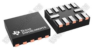 TS3USBA225RUTR (UQFN-12) микросхема высокоскоростной USB 2.0 аудиопереключатель с возможностью отрицательного сигнала, логической совместимостью с напряжением 1.8 В и режимом пониженного энергопотребления, 480 Мбит/с; Pd=500мВт; ±10%; корпус SMA; Uпит.=2,