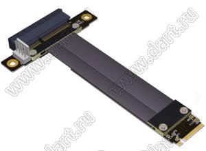 R42SF адаптер-удлинитель M.2 NVMe - PCI Express x4 для графических видеокарт с графическим процессором; длина кабеля от 10 до 100см