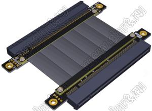 R33FF кабель-перемычка PCI Express x16 для подключения платы к плате, разъем Edge Card, сборки плоского кабеля для PCI Express, прямое расширение Tx-Tx; длина кабеля от 3 до 100см