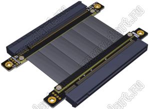 R33VF кабель-перемычка PCI Express x16 для подключения платы к плате, разъем Edge Card, сборки плоского кабеля для PCI Express, разъем Goldfinger, замена сигнала Tx на Rx; длина кабеля от 3 до 100см