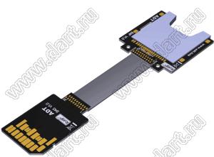 B44SF кабель удлинительный для карт SD-SD UHS-II.UHS-II,III SD-адаптер для SD-карт; длина кабеля от 5 до 80см
