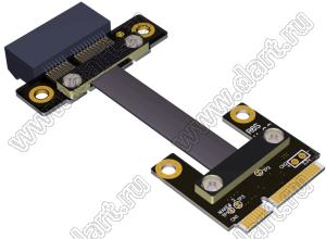 R61SF адаптер-удлинитель mini-PCIe - PCIe x1; длина кабеля от 3 до 100см