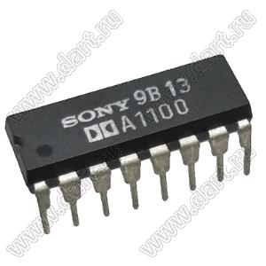 CXA1100P (DIP-16) микросхема шумоподавителя Dolby B; Uпит.=11,5...16,0В; Tраб. -30...+85°C