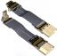 HAD-MF-20PD3A4 кабель удлинительный плоский HDMI 2.0, типа A-D-папа/мама, разрешение до 4K при 60 Гц; длина кабеля от 3 до 200см