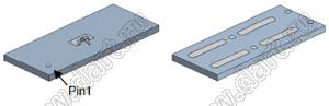 AOSS21115C (SOT-23) сборка два полевых SMD транзистора с изолированными затворами и с общим стоком; N-канал