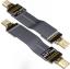HDD-MF-20PD4D4 кабель удлинительный HDMI 2.0 D-тип - плоский кабель D-тип «папа/мама», разрешение до 4K при 60 Гц; длина кабеля от 3 до 200см