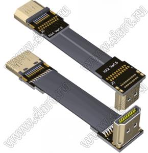HAA-MF-20PA4A2 кабель удлинительный HDMI 2.0 А-типа «папа» - «мама», плоский, c разрешением до 4K при 60 Гц; длина кабеля от 3 до 200см