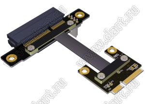 R62SF-30cm адаптер-удлинитель mini-PCIe - PCI Express 3.0 x4; L=30см
