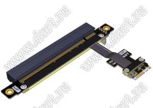 R53SF переходник-удлинитель M.2 Key AE на PCI-E x16; длина кабеля от 3 до 100см