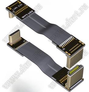 HAC-MM-20PC3A3R кабель удлинительный плоский HDMI 2.0 от A-типа до C-типа «папа/гнездо», разрешение до 4K при 60 Гц; длина кабеля от 3 до 200см