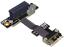 R51SL переходник-удлинитель M.2 Key AE на PCIe x1; длина кабеля от 3 до 100см