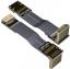 HAC-MF-20PC4A3 кабель удлинительный плоский HDMI 2.0 от A-типа до C-типа «папа/гнездо», разрешение до 4K при 60 Гц; длина кабеля от 3 до 200см